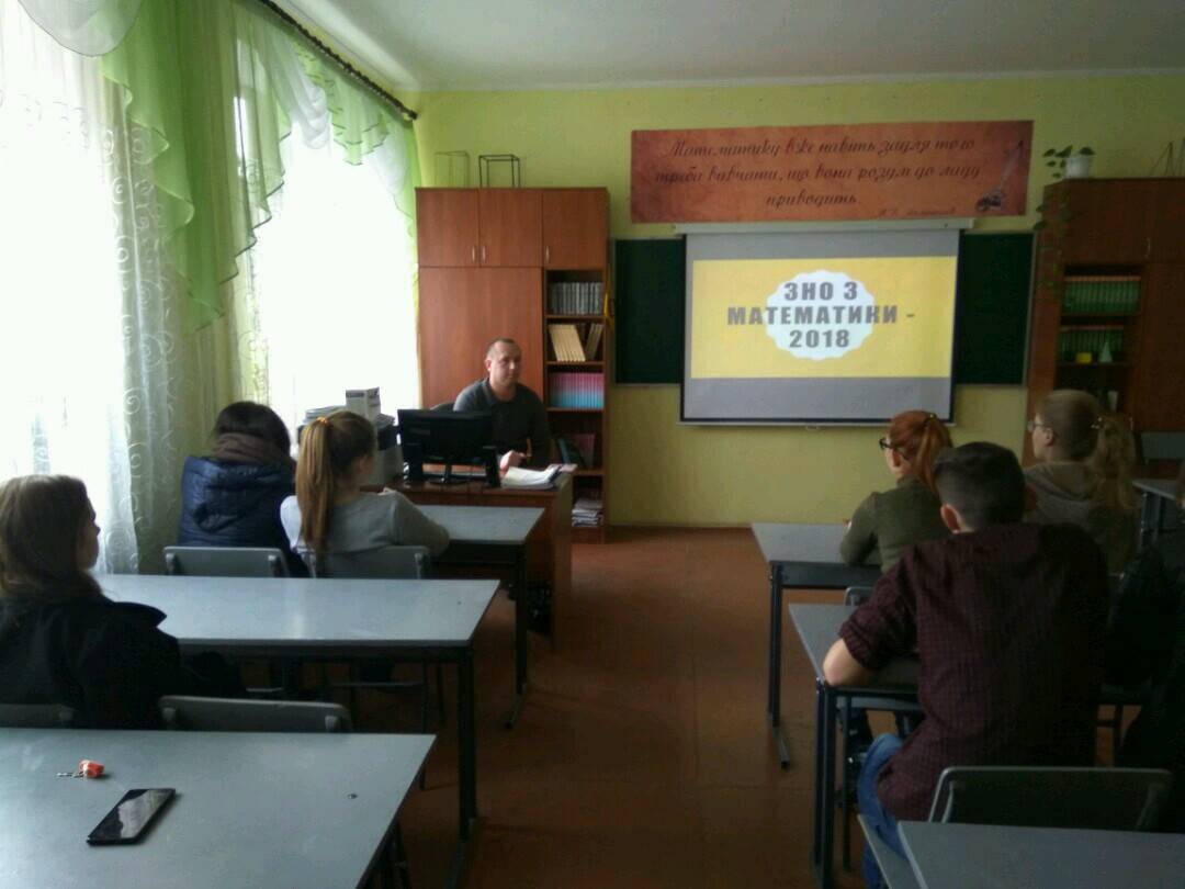 21.11.2017 викладач математики Антосюк О.В. ознайомив бажаючих учнів випускних груп з характеристикою сертифікаційної роботи та безкоштовними сервісами для підготовки до ЗНО з математики – 2018 post thumbnail image